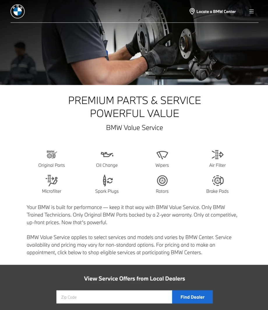 BMW Amazon Shop Center