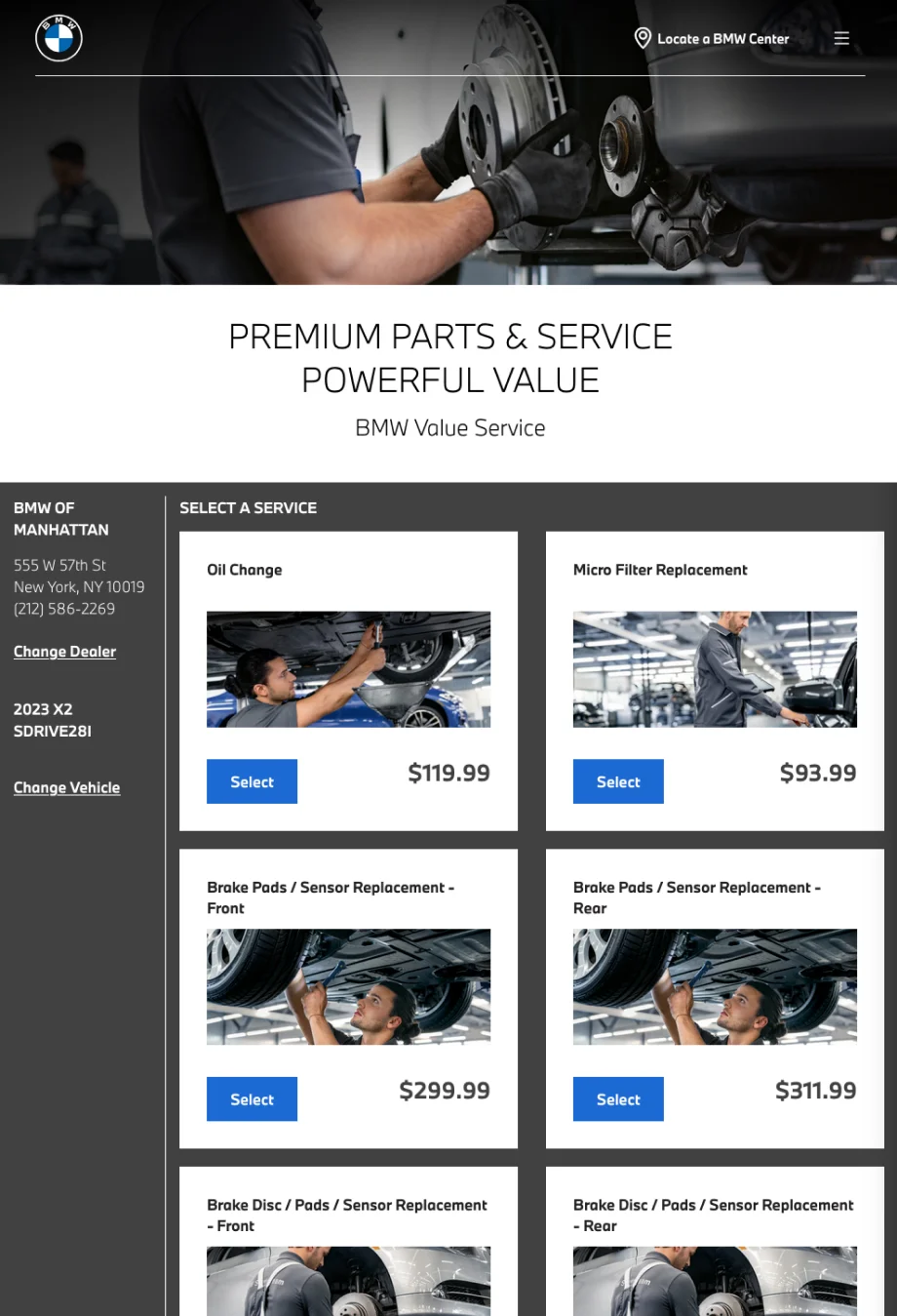 BMW Amazon shop center featured products