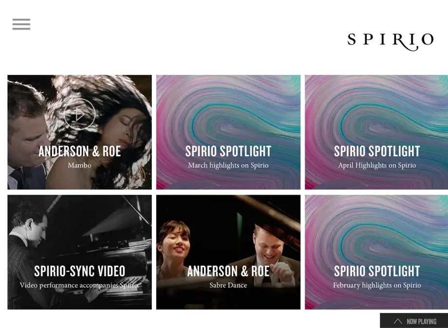 Spirio app albums
